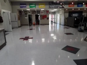 Commercial Floor Waxing and Wax Recoats